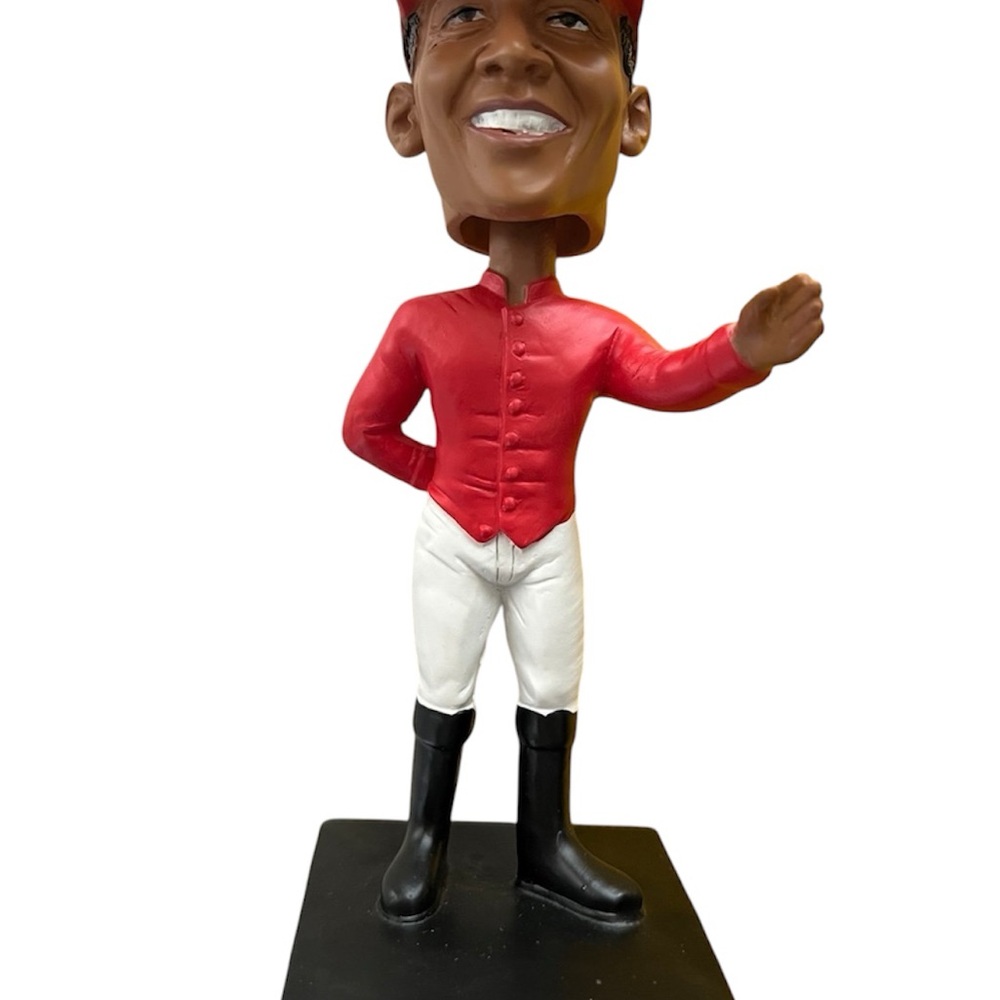 Barack Obama 7 Inches Tall Polyresin Bobblehead Action Figure